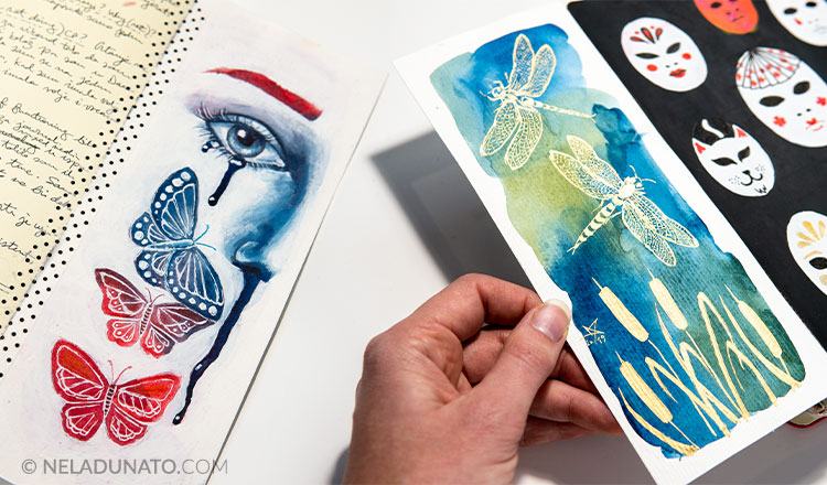 Painted Pages: Fueling Creativity with Sketchbooks and Mixed Media