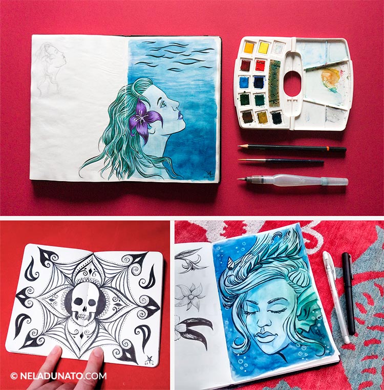 How To Photograph Your Sketchbook Art